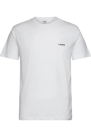 7 DAYS ACTIVE Basic Tee Tops T-Kortærmet Skjorte White