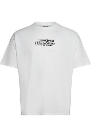 Weekday Great Boxy Printed Graphic Tee Tops T-Kortærmet Skjorte White