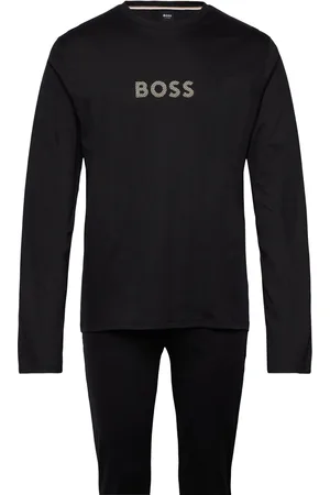 HUGO BOSS Gift Long Set Pyjamas Nattøj Black
