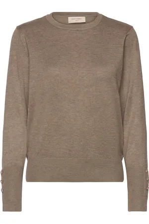 Freequent Fqkatie-Pullover Tops Knitwear Jumpers Brown
