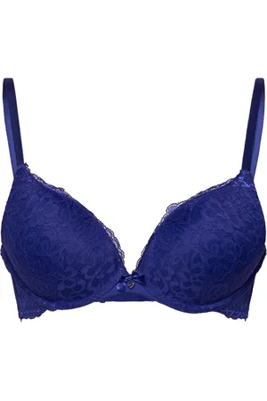 Hunkemöller Marine Padded Push-Up Underwired Bra Lingerie Bras & Tops Push Up Bras Blue