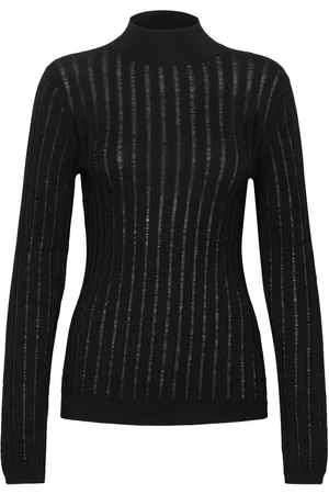 HUGO BOSS Fatirami Tops Knitwear Jumpers Black
