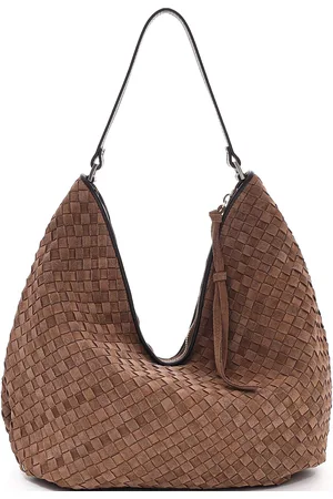 Adax Rozzano Mindy Braided Bags Small Shoulder Bags-crossbody Bags Brown