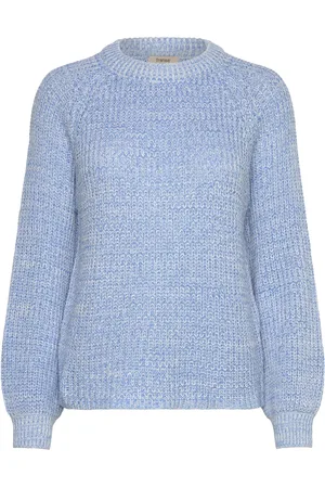 FRANSA Frerni Pu 1 Tops Knitwear Jumpers Blue