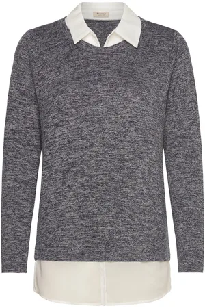 FRANSA Fremmie Pu 1 Tops Knitwear Jumpers Navy