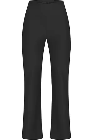 Röhnisch Ribbed R Flare Hw Tight Sport Women Sport Clothing Sport Tights Sport Training Tights Black