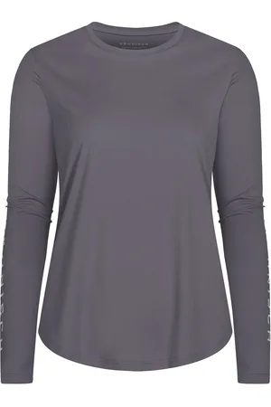 Röhnisch Team Logo Long Sleeve Sport T-shirts & Tops Long-sleeved Grey