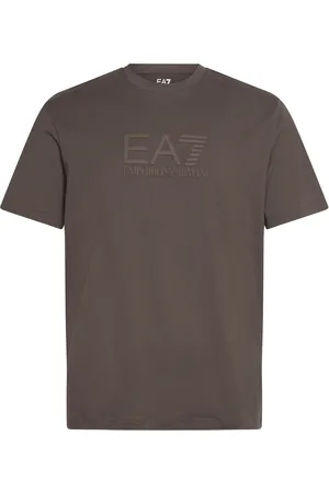 EA7 T-Shirt Tops T-Kortærmet Skjorte Brown