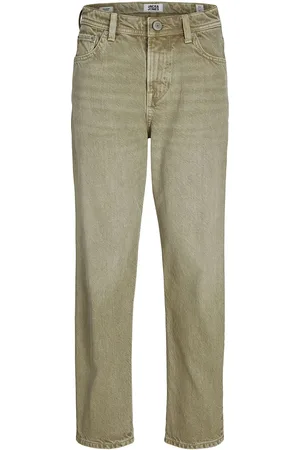 JACK & JONES Jjichris Jjoriginal Sq 410 Sn Jnr Bottoms Jeans Regular Brown Jack & J S