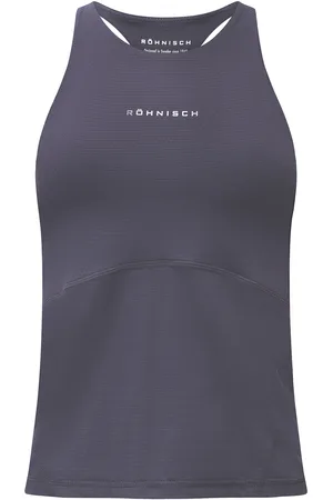 Röhnisch Jacquard Tank Sport Women Sport Clothing Sports Tops & T-shirts Sport Tank Tops Grey