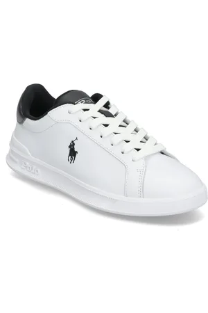 Ralph Lauren Heritage Court Ii Leather-Canvas Sneaker Low-top Sneakers White