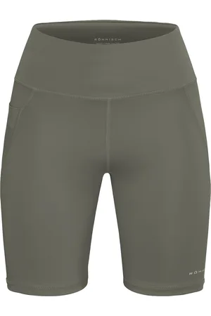 Röhnisch Flattering High Waist Bike Tights Sport Shorts Cycling Shorts Khaki Green