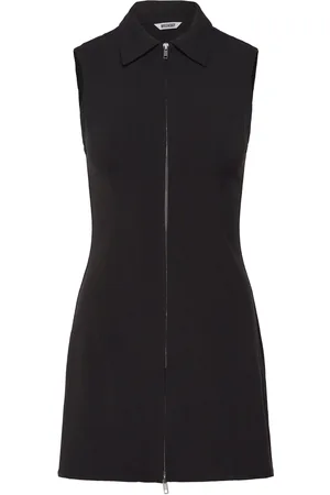 Weekday Zip Dress Kort Kjole Black