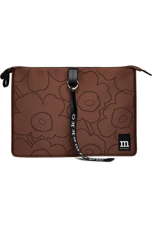 Marimekko Sleeve 13" Piirto Unikko Computertaske Taske Brown