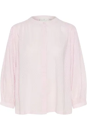 Kaffe Karoca Blouse Tops Blouses Long-sleeved Pink