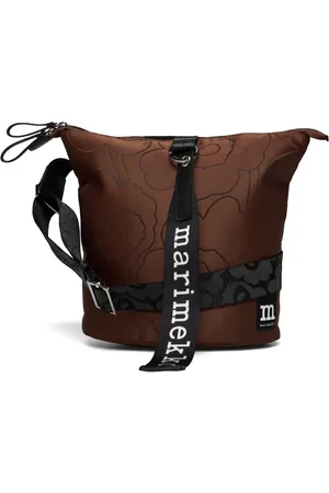 Marimekko Carry All Piirto Unikko Skuldertaske Taske Brown