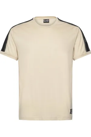 EA7 T-Shirt Tops T-Kortærmet Skjorte Cream