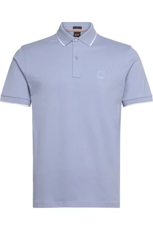 HUGO BOSS Passertip Tops Polos Short-sleeved Blue