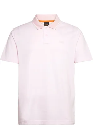 HUGO BOSS Peoxfordnew Tops Polos Short-sleeved Pink
