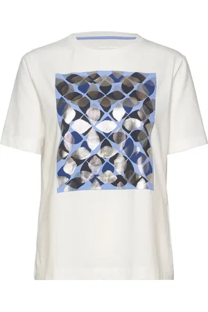 Gerry Weber T-Shirt 1/2 Sleeve Tops T-shirts & Tops Short-sleeved White