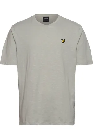 Lyle & Scott Slub T Shirt Tops T-Kortærmet Skjorte Grey