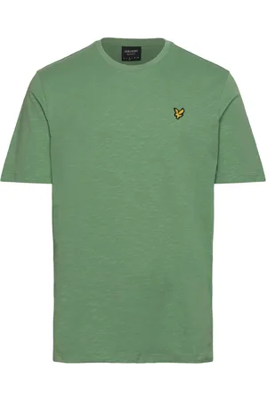 Lyle & Scott Slub T Shirt Tops T-Kortærmet Skjorte Green