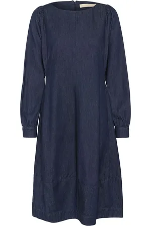 Culture Cuarpa Antoinett Dress Knælang Kjole Navy