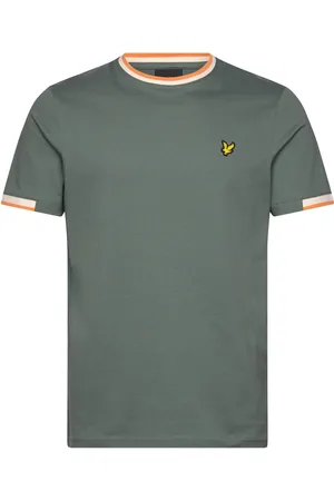 Lyle & Scott Half Tipped T-Shirt Tops T-Kortærmet Skjorte Khaki Green