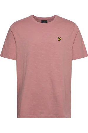 Lyle & Scott Slub T Shirt Tops T-Kortærmet Skjorte Pink