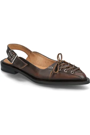 Pavement Athena Slingback Shoes Slingbacks Flat Slingbacks Brown