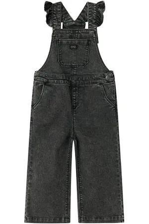 NAME IT Nmfholly Dnm Overall 2597-Ft B Bottoms Dungarees Black
