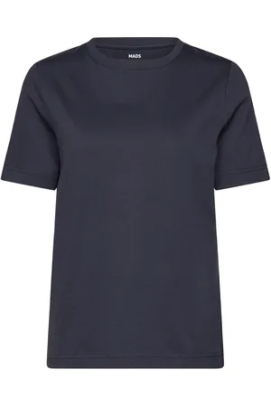 Mads Norgaard Cotton Jersey Jess Tee Fav Tops T-shirts & Tops Short-sleeved Navy