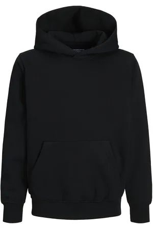 JACK & JONES Jjeurban Edge Sweat Hood Noos Jnr Tops Sweatshirts & Hoodies Hoodies Black Jack & J S