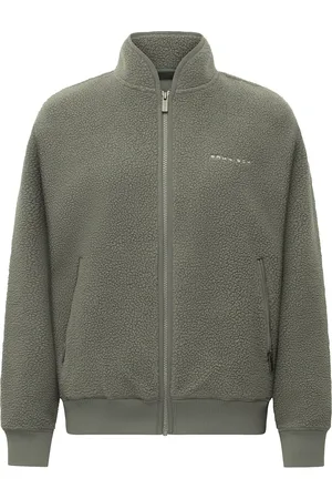 Röhnisch Bounce Pile Jacket Sport Sport Clothing Sport Fleeces & Midlayers Khaki Green