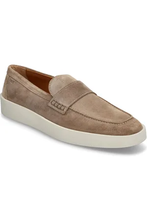 HUGO BOSS Clay_Loaf_Sdpe Loafers Flade Sko Beige