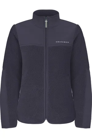 Röhnisch Phoebe Pile Jacket Sport Sweatshirts & Hoodies Fleeces & Midlayers Grey