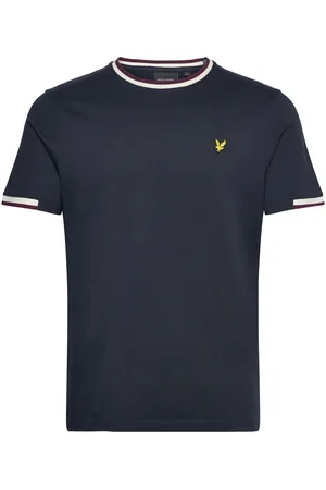 Lyle & Scott Half Tipped T-Shirt Tops T-Kortærmet Skjorte Navy