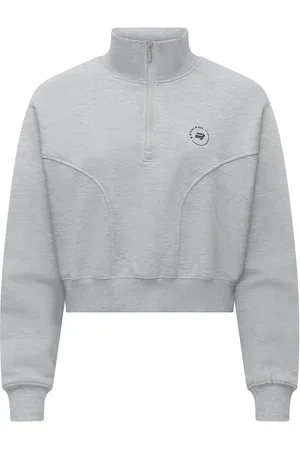 Röhnisch Soft Sweat Half Zip Sport Sport Clothing Sport Sweatshirts & Hoodies Sport Sweatshirts Grey