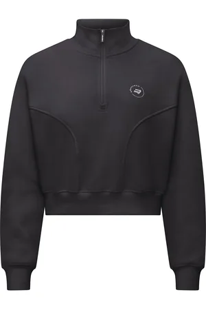 Röhnisch Soft Sweat Half Zip Sport Sport Clothing Sport Sweatshirts & Hoodies Sport Sweatshirts Black