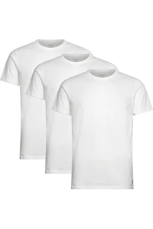Lyle & Scott Basic 3 Pack T-Shirt Tops T-Kortærmet Skjorte White