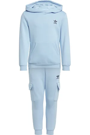 adidas Hoodie Fz Cargo Sport Sweatsuits Blue