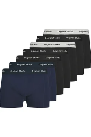 JACK & JONES Jacvesterbro Solid Trunks 7 Pack Boxershorts Navy Jack & J S