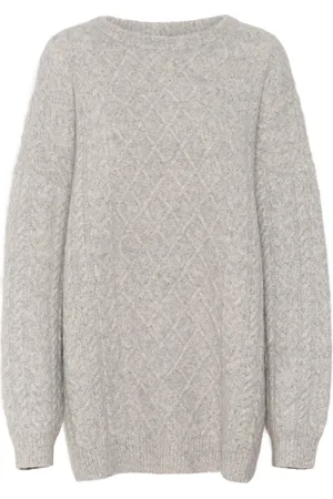 Gestuz Adiegz Oz Pullover Tops Knitwear Jumpers Grey