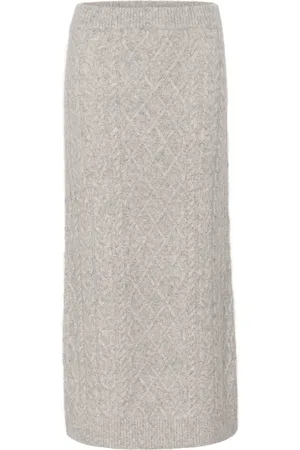 Gestuz Adiegz Skirt Skirts Maxi Skirts Grey