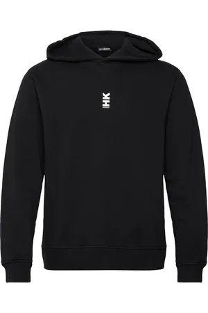 HAN Kjøbenhavn Regular Fit Hoodie Tops Sweatshirts & Hoodies Hoodies Black