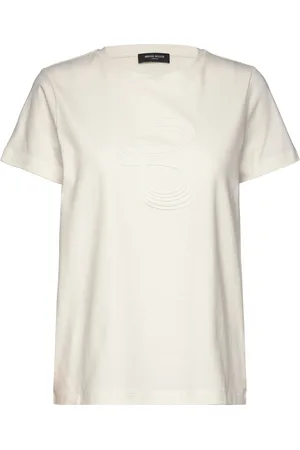 Bruuns Bazaar Alnusbbruba Tee Tops T-shirts & Tops Short-sleeved Cream