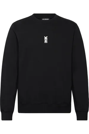 HAN Kjøbenhavn Regular Fit Crewneck Tops Sweatshirts & Hoodies Sweatshirts Black