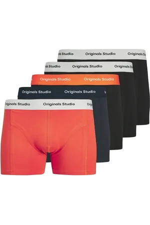 JACK & JONES Jacvesterbro Solid Trunks 5 Pack O Boxershorts Black Jack & J S