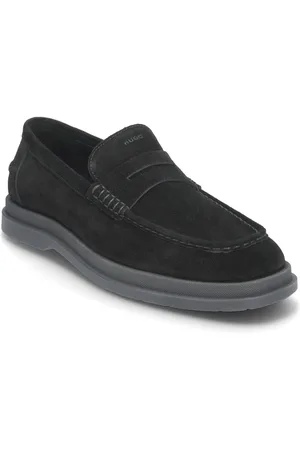 HUGO BOSS Chaol_Mocc_Sd Loafers Flade Sko Black