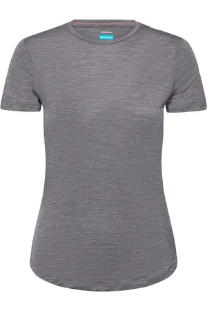 Icebreaker Women Merino Blend 125 Cool-Lite™ Sphere Ss Tee Sport T-shirts & Tops Short-sleeved Grey
